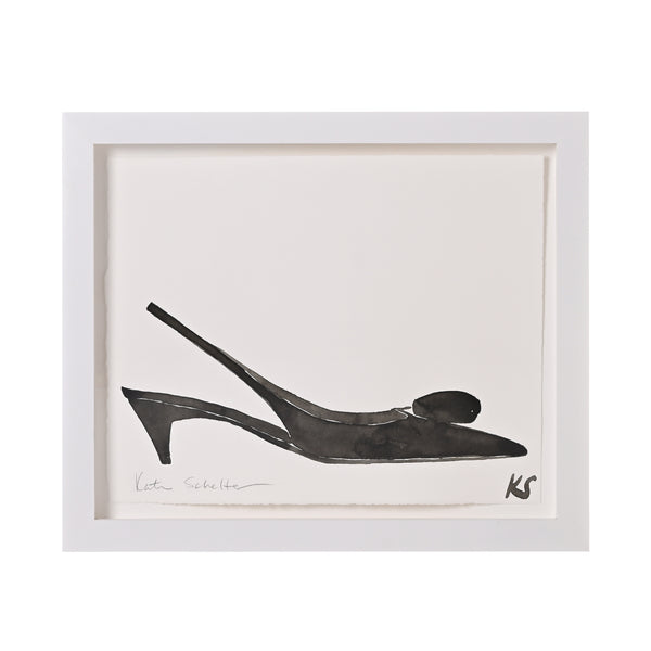 Kate Schelter, Slingback Kitten Heel Black
