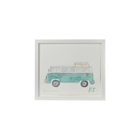 Kate Schelter, VW Bus Teal White