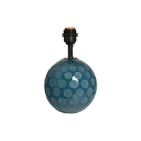 Crystal Ball Lamp in New Blue with Olives