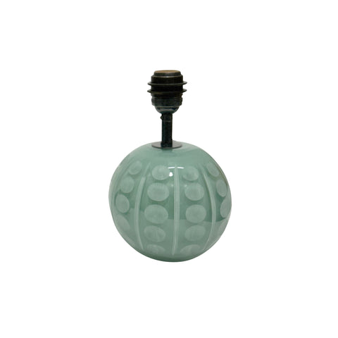 Crystal Ball Lamp with Splits and Olives in River Green