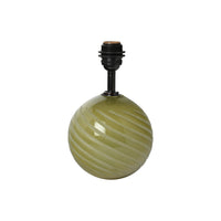 Crystal Ball Lamp in Spinach with Spirals