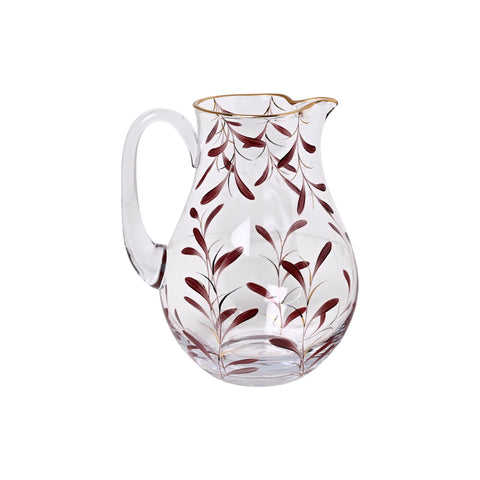Palawan Burgundy Pitcher