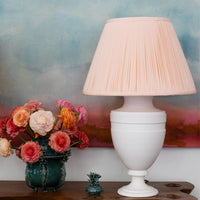 Jean Roger Large Mazarin Lamp in Matte White