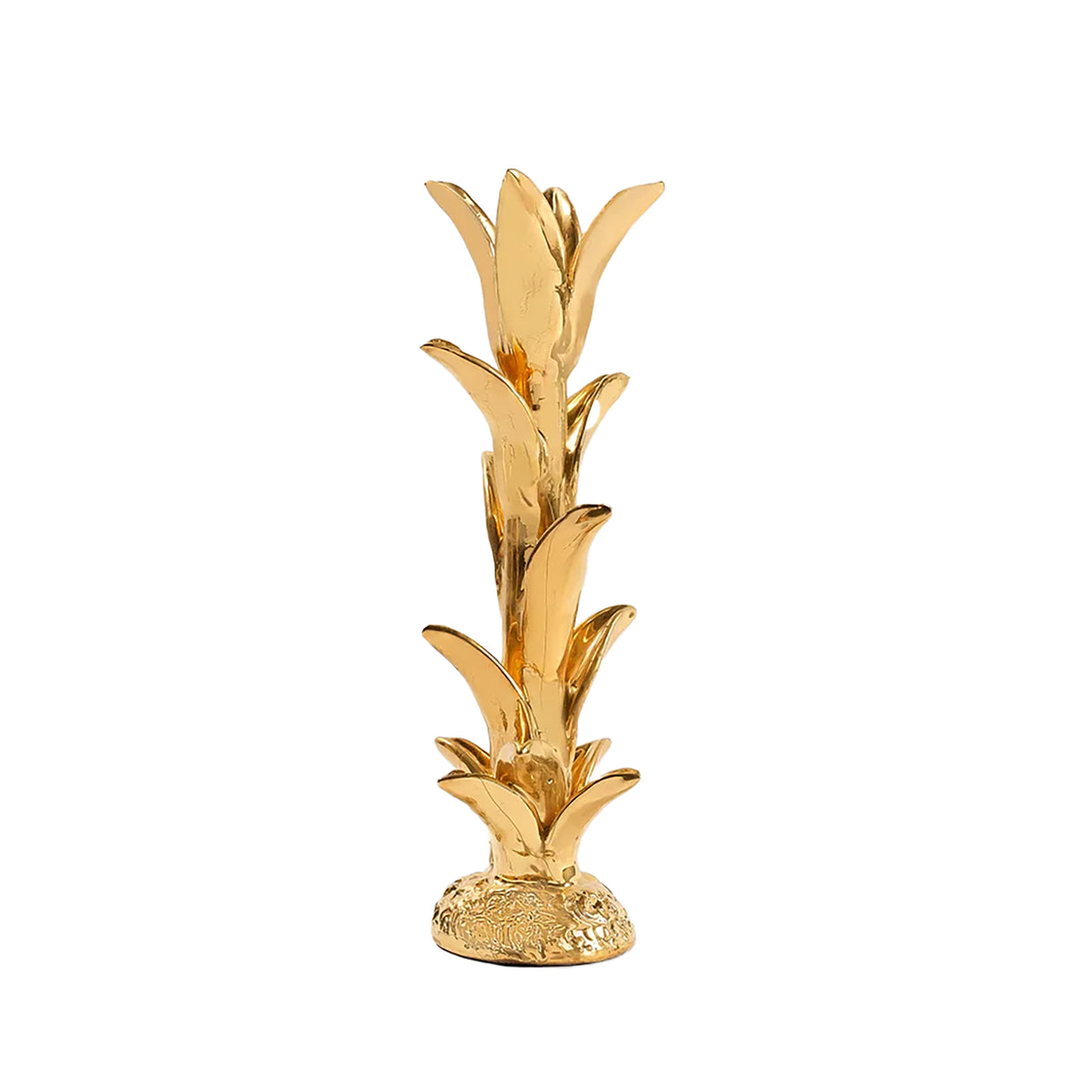 Jean Roger Tulip Candlestick in Gold