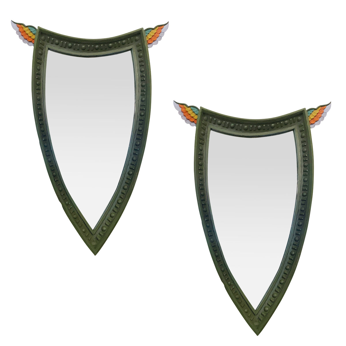 Icarus Painted Winged Mirror