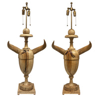Pair of Kerameikos Lamps