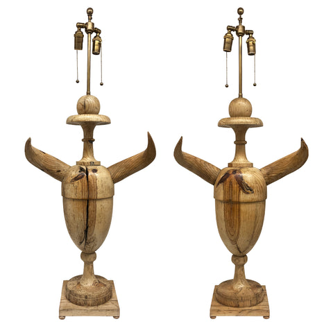 Pair of Kerameikos Lamps