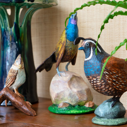 Mark Gagnon, Papier Mache Woodpecker on Branch