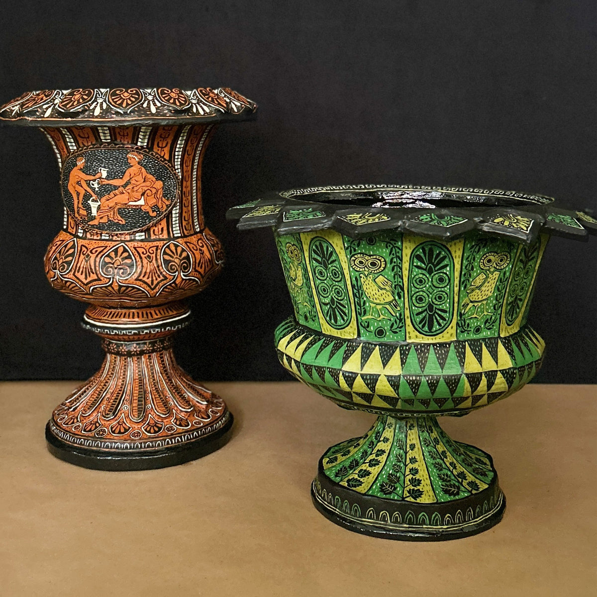 Mark Gagnon, Papier Mache Classical Monumental Urn