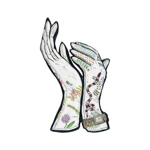 Mark Gagnon, Embroidered Gloved Hands