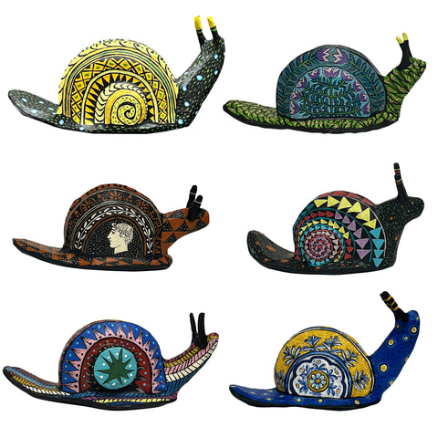 Medium Papier Mache Snail