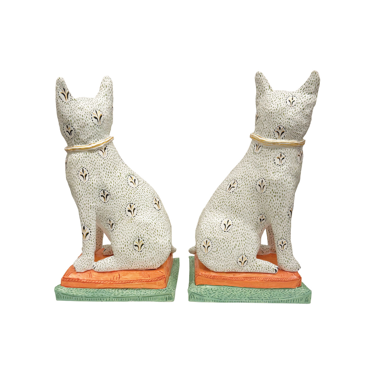 Mark Gagnon, Pair of Papier Mache Cats