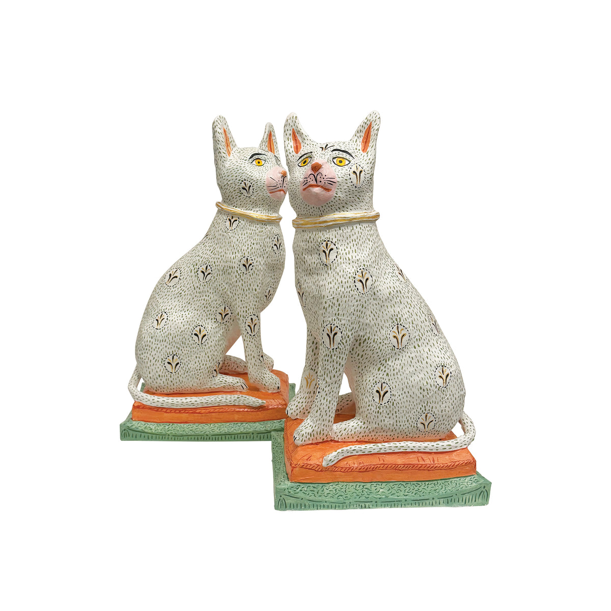 Mark Gagnon, Pair of Papier Mache Cats