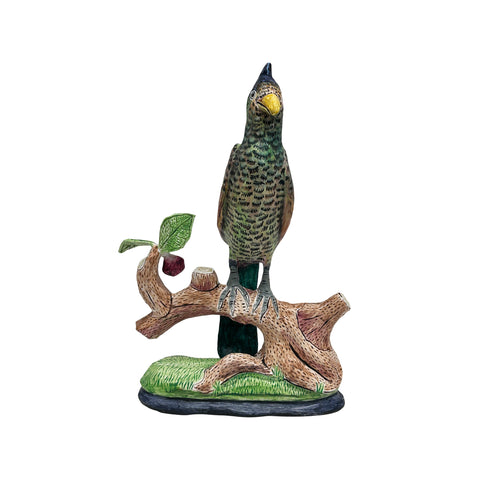 Mark Gagnon, Papier Mache Pheasant on Fig Branch