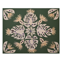 Marian McEvoy, Collage of Lilac, Bleached Peacock and Bleached Monsterea