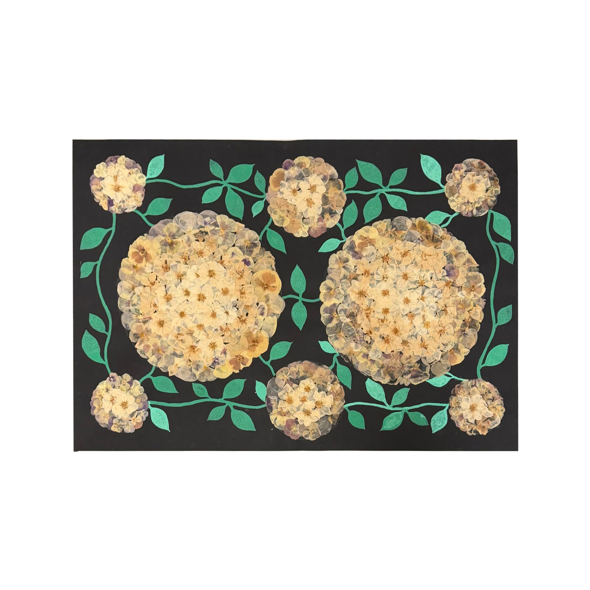 Marian McEvoy, Collage of Pansies and Roses