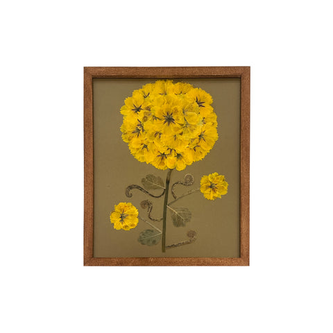 Marian McEvoy, Collage with Yellow Cosmos