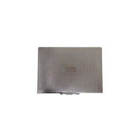 Vintage 6.5" Box with Engine-Turned Lid and Deco Detailed Border Around Rectangular Badge
