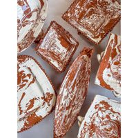 Frances Palmer, Square Footed Marbleized Bowl