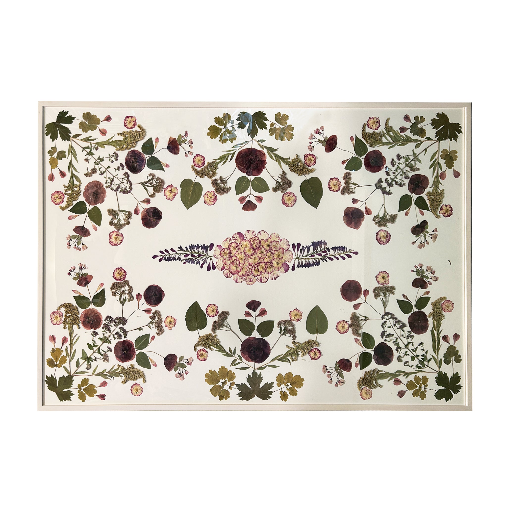 Marian McEvoy, Collage of Poppies, Roses, Goldenrod, Sedum and Gerebra