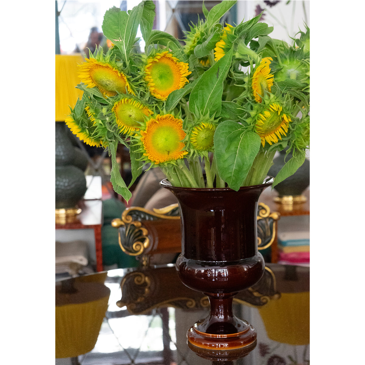 Jean Roger Medium Medici Urn in Cognac