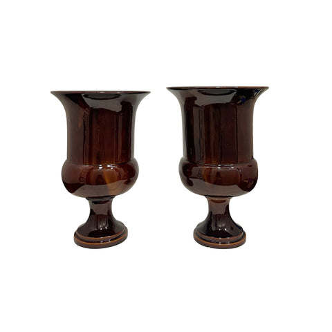 Jean Roger Medium Medici Vase in Cognac