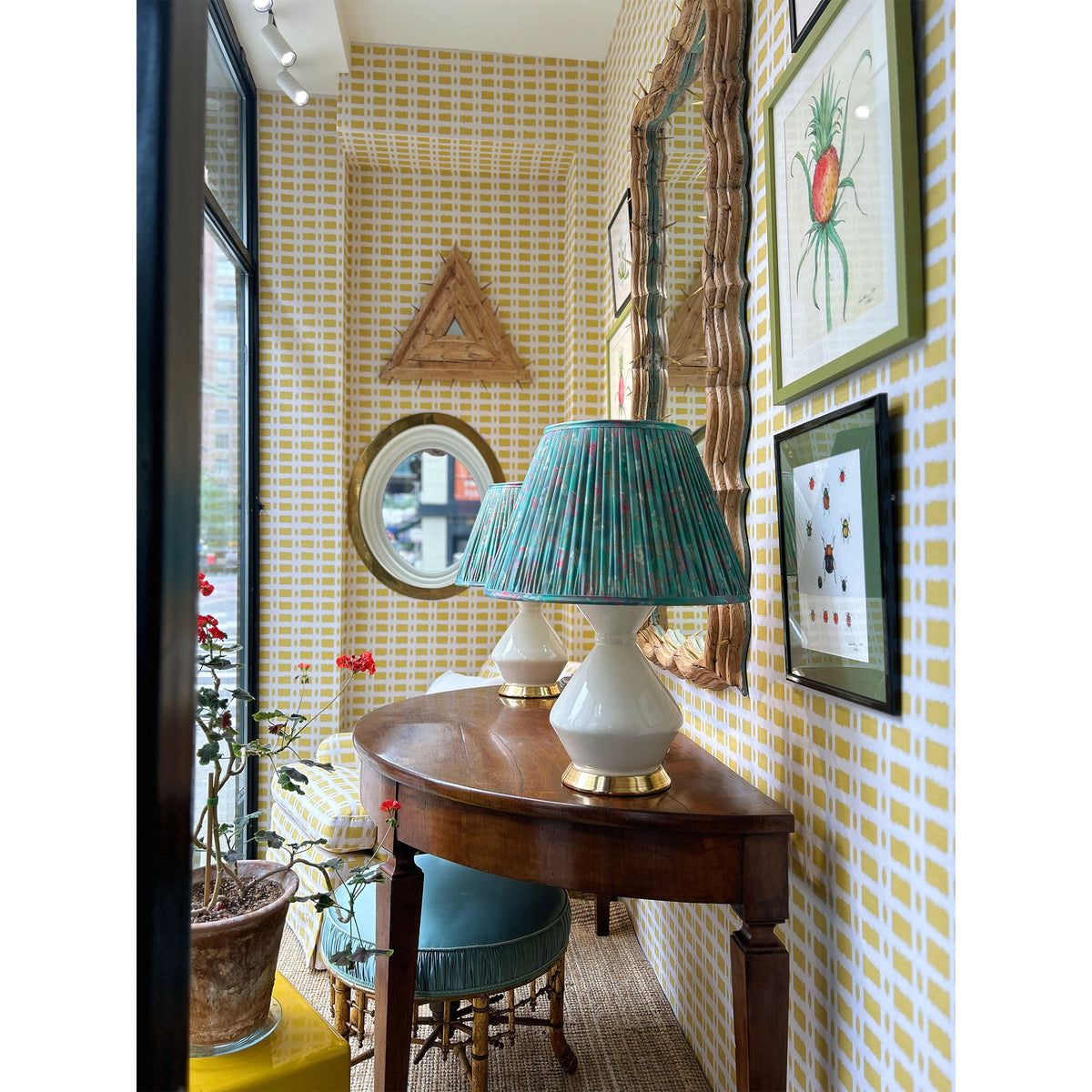 Pair of Medium Hager Lamps in Blanc de Chine