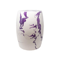 Medium Marbled Garden Stool
