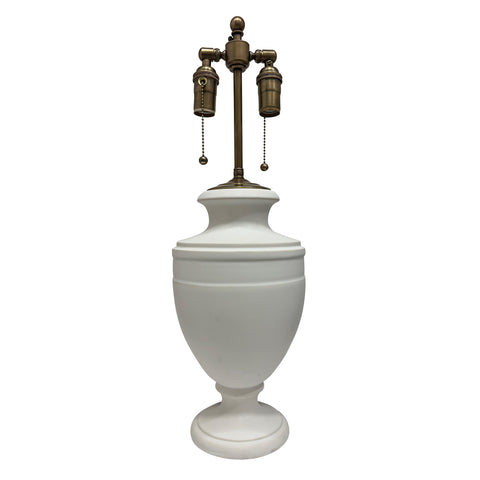Jean Roger Medium Mazarin Lamp in Matte White
