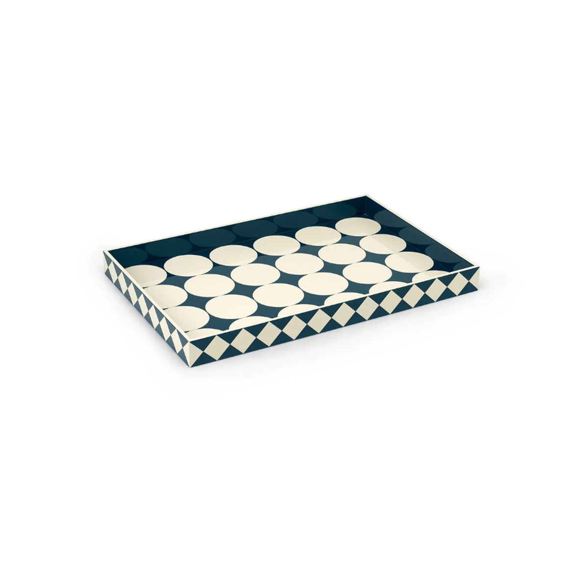 Medium Peter Tray in Navy