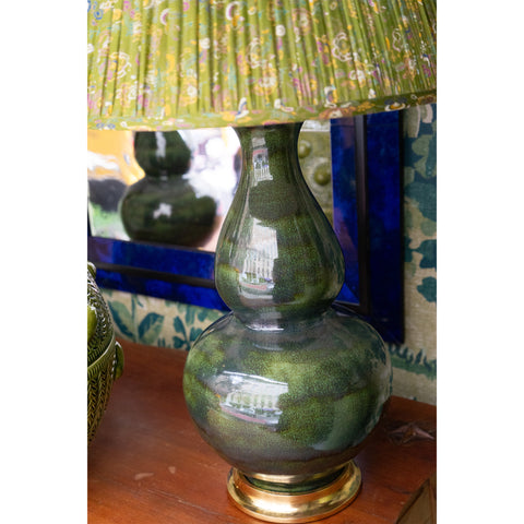 Pair of Large Aurora Lamps in Moss