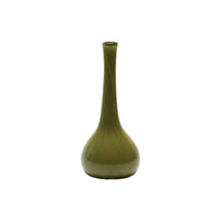 Olive Green Dropneck Vase
