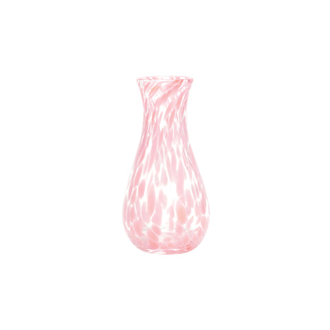 Pink / Spotted Transparent Bud Vase