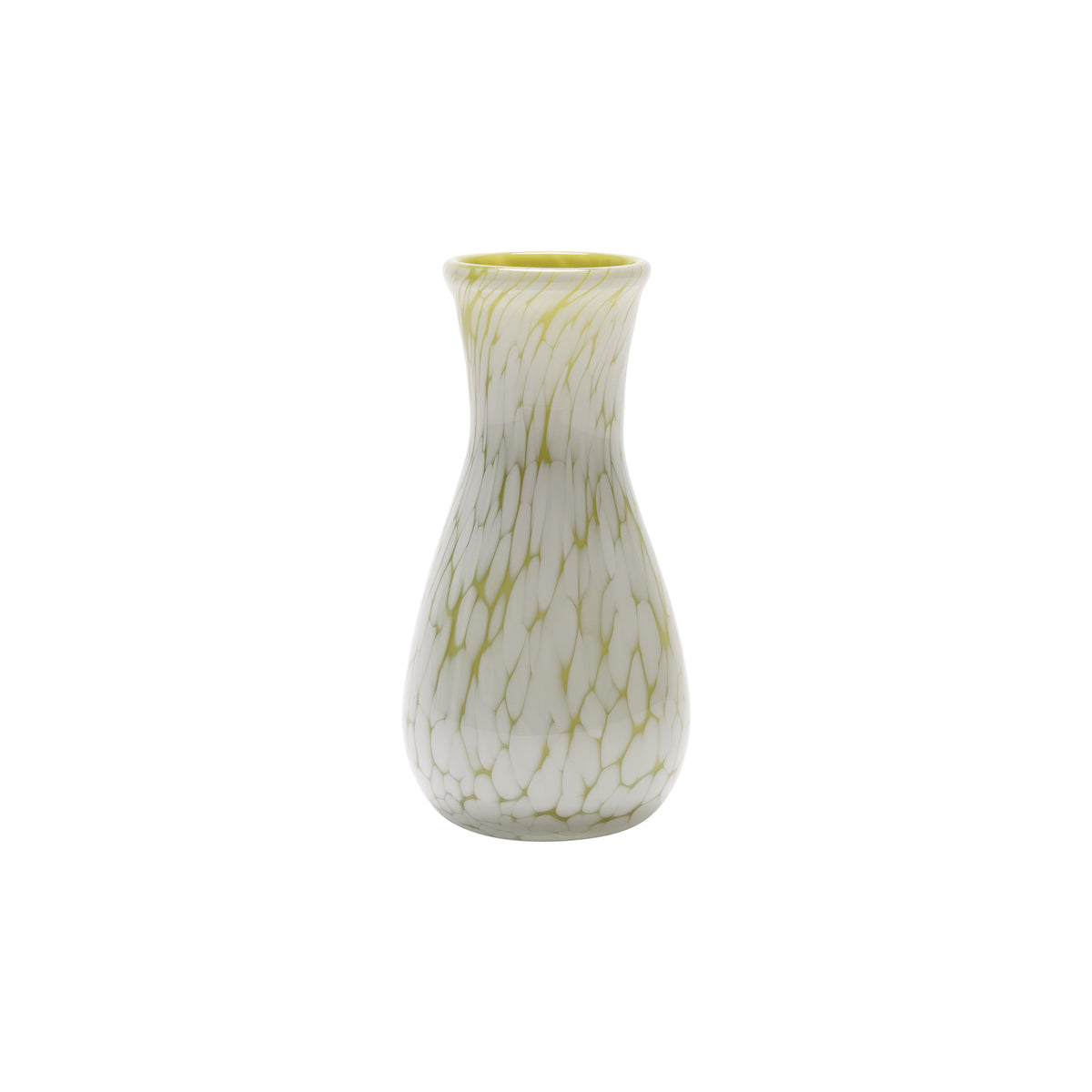Pistachio / White Spotted Vase