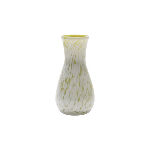 Pistachio / White Spotted Vase