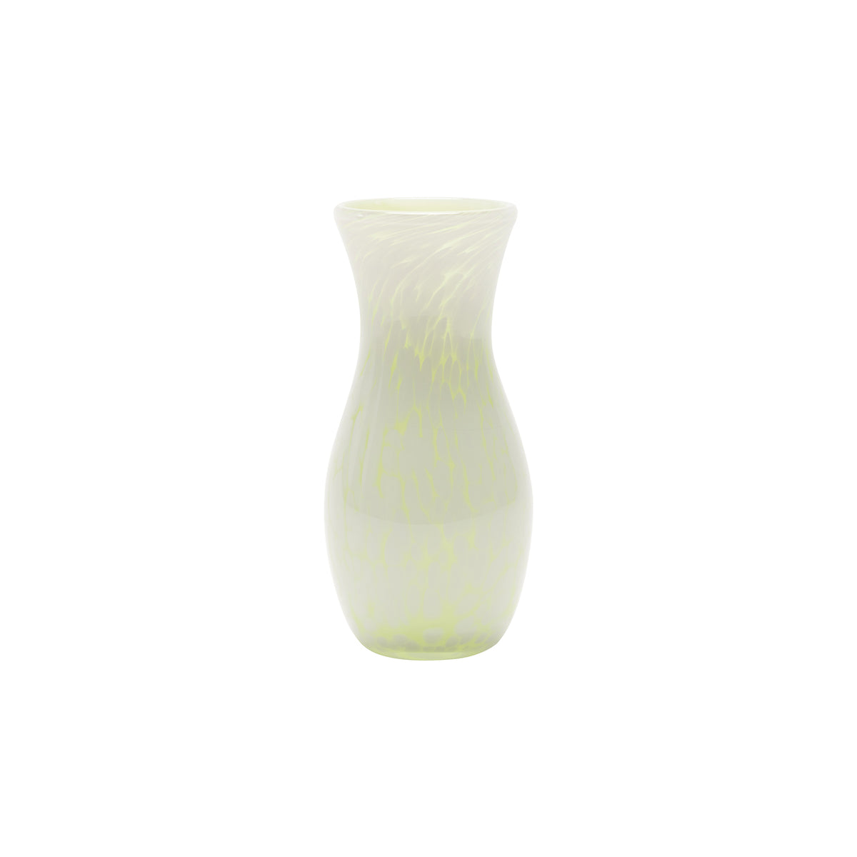 Linden Green / White Spotted Vase