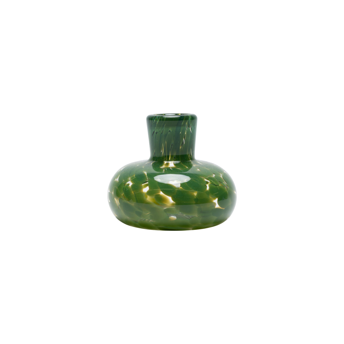 Moss Green / Transparent Candle Holder