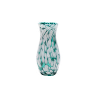 Tourmaline Green / White Spotted Vase