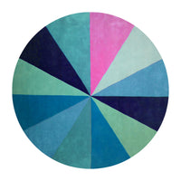 Centered Burst Rug in Winter