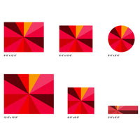 Centered Burst Rug in Summer