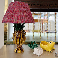 Jean Roger Pineapple Lamp in Ochre Drip