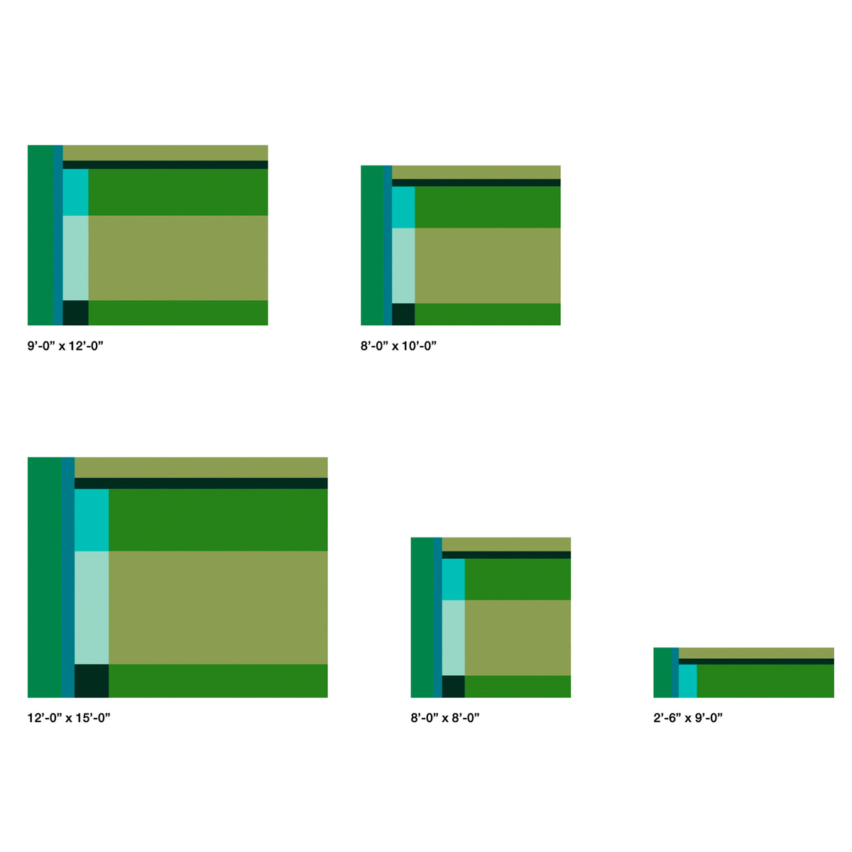 Placid Landscape Rug in Spring