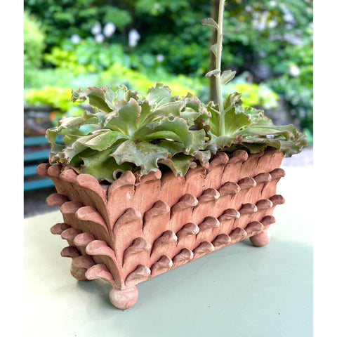 Jean Roger Terra Cotta Artichoke Planter