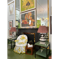 Portsea Side Table in Calke Green and Bronze