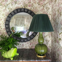 Mark Gagnon, Papier Mache Round Mosaic Tile Mirror