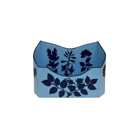 Decoupaged Baroque Letter Holder with Silhouettes