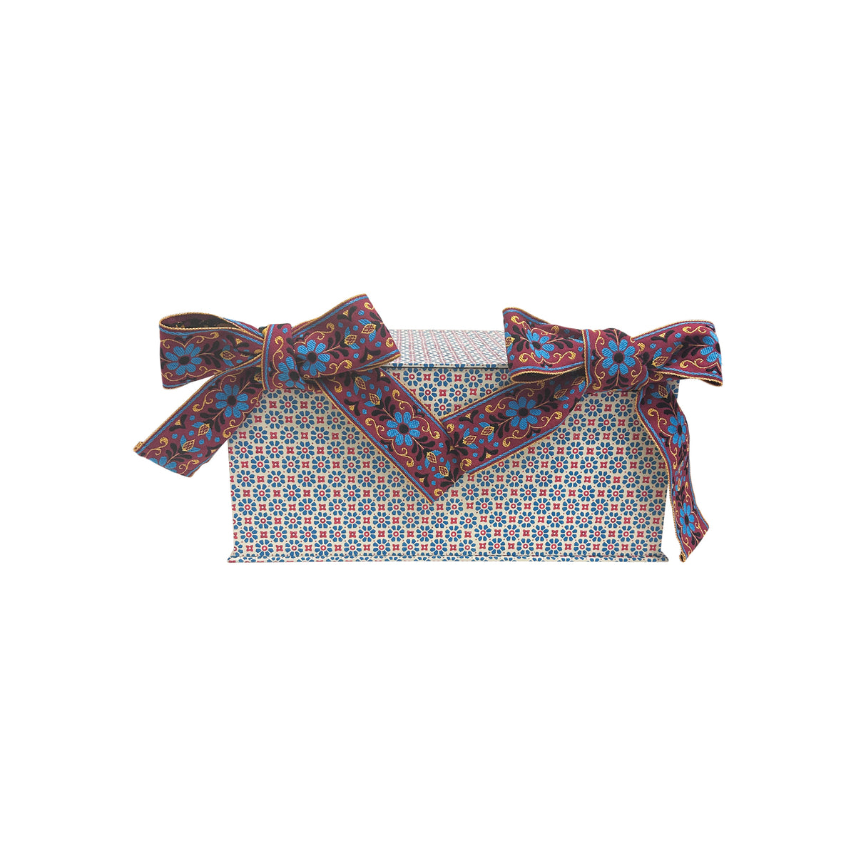 Large Paper-Covered Ribbon Tie Box