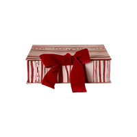 Hand-Painted Paper-Covered Accessories in Peppermint Bark