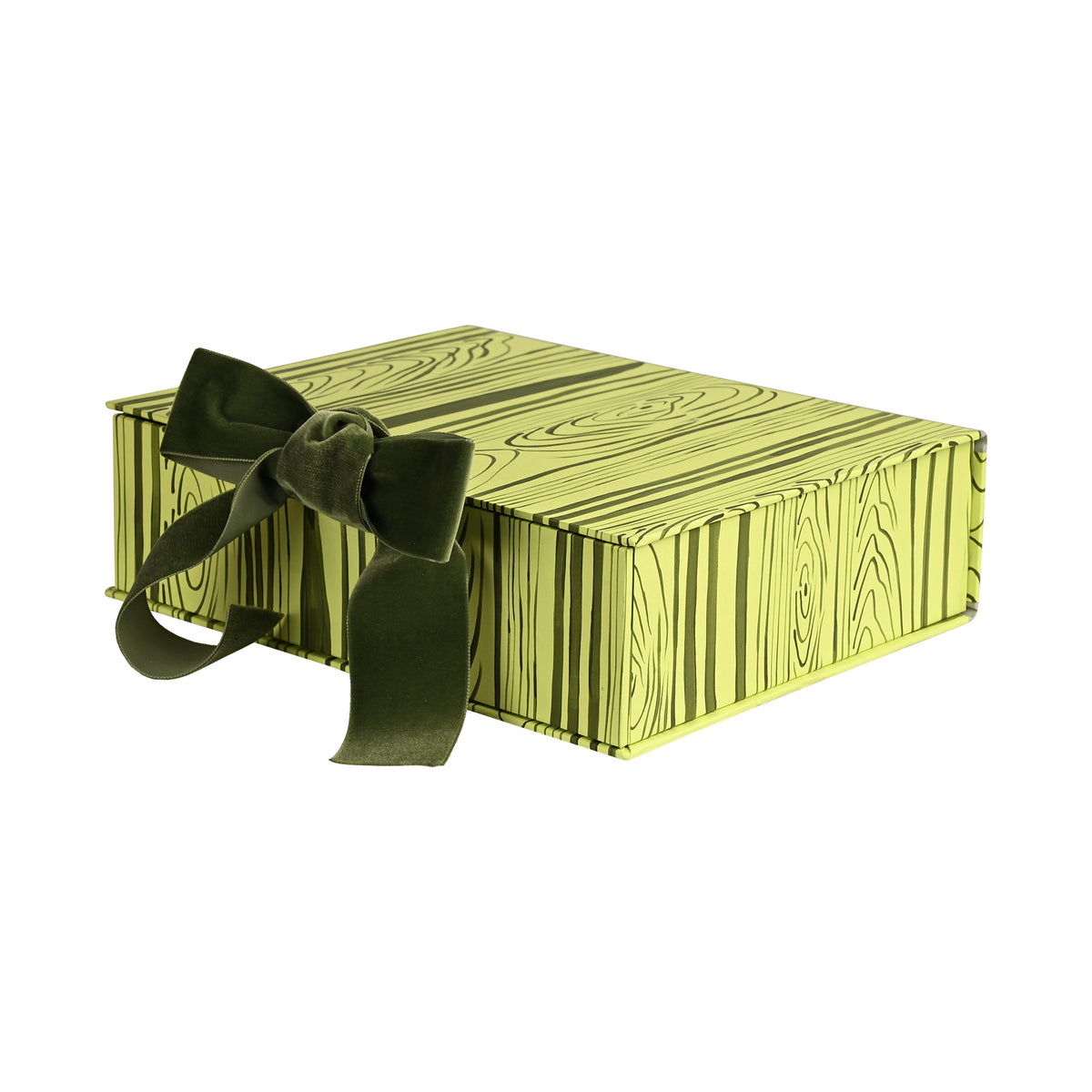 Hand-Painted Paper-Covered Ribbon Tie Box