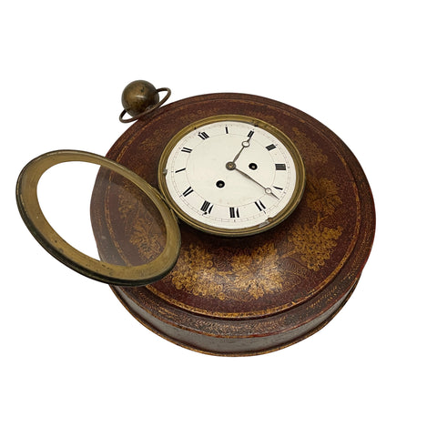 Regency Painted Tole Clock